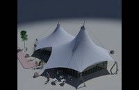 زیباترین سایبان چادری تالار پذیرای-سقف کششی کافه-پوشش چادری تالار پذیرای-سقف کششی فستفود