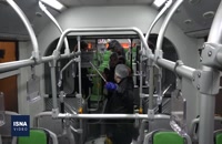 ضدعفونی کردن مترو و اتوبوس‌ های تهران برای مقابله با کرونا