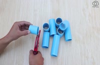 آموزش ساخت وسایل کاربردی با لوله پلاستیکی