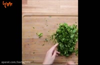 سالاد بلغور با سبزیجات