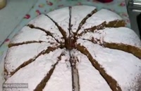 طرز تهیه کیک نسکافه و گردو دسر خوشمزه ایرانی