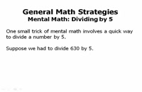 3 Mental Math Dividing by 5 Magoosh GRE