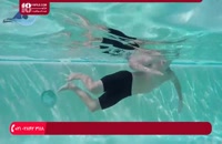 آموزش تمرینات شنا کرال پهلو به صورت تصویری