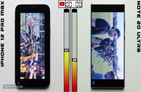 مقایسه باتری گوشی iPhone 12 Pro Max و Note 20 Ultra