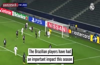 درخشش بازیکنان برزیلی رئال مادرید در فصل 21-2020