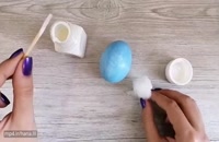 آموزش تخم مرغ رنگی برای هفت سین