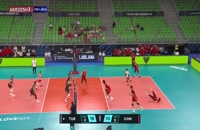والیبال ترکیه 3 - چین 0