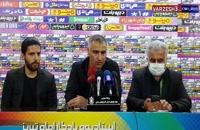 کنفرانس خبری ساکت الهامی بعد از بازی با نفت مسجد سلیمان