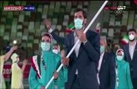 رژه کاروان ایران در مراسم افتتاحیه المپیک