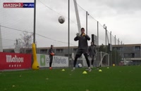 ویدیو تمرینات آماده سازی بازیکنان رئال مادرید