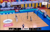 خلاصه بسکتبال ایران 71 - عربستان 64
