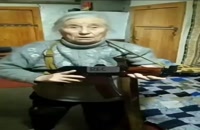 مادربزرگ اوکراینی و تهدید نیروهای روسی