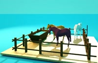 آموزش ساخت مدل Lowpolay اسب
