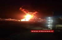 آتش سوزی در فولاد کرمان