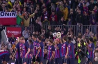 مراسم کامل اهدای جام به بارسلونا بعد از قهرمانی در لالیگا 2022/23