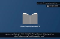 جعبه ابزار موشن گرافیک کتاب اینفوگرافی Book Infographics Pack