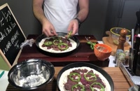 آموزش پخت پیتزا سیر و استیک - نواب ابراهیمی بخش کامل پخت