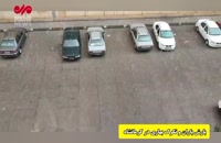 بارش شدید باران و تگرگ بهاری در کرمانشاه
