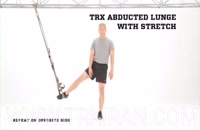 TRX Abducted lunge stretch