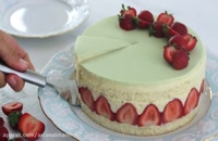 لذت آشپزی - طرز تهه کیک توت فرنگی