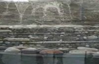 طراحی و اجرای آبنما و آبشار بابهترین کیفیت باسنگهای صخره ای 09124026545