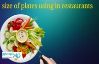 بررسی انواع سایز ظروف غذاخوری در رستوران