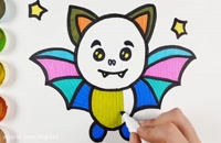 آموزش نقاشی به کودکان این قسمت نقاشی خفاش