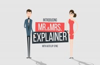 دانلود مجموعه ابزار موشن گرافیک برای افترافکت Mr &amp; Mrs Explainer V15