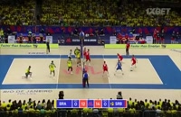 والیبال صربستان 1 - برزیل 3