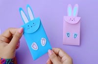 آموزش ساخت کیف کاغذی مدل خرگوش