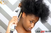 فیلم کراتینه کردن مو با اتو + صاف کردن مو کوتاه