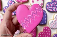آموزش تزیین کوکی های قلبی برای ولنتاین