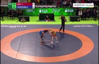 پیروزی فیروزپور در وزن 74 kg مقابل حریف آمریکایی