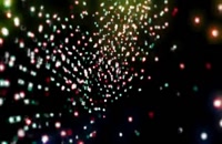 ویدیو فوتیج ذرات دیسکو نور رنگارنگ