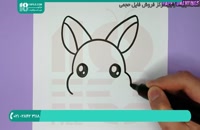 طریقه نقاشی کردن خرگوش ناز با هویج