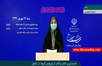 آخرین آمار کرونا طی 24 ساعت گذشته در ایران