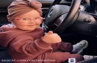 کودک شیطون در ماشین