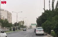 وزش باد شدید همراه با گرد و خاک در شیراز