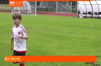 آموزش فوتبال به کودکان - آموزش حرکت با توپ