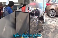 ساخت دستگاه کارواش بخار فوری ژنراتوری مینی استیم به سفارش امداد خودرو فارسیان