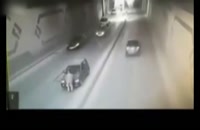تصادف دلخراش دو خودرو در تونل