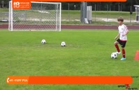 آموزش فوتبال به کودکان - حرکت با توپ