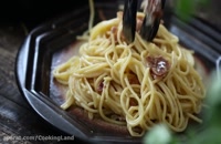 اسپاگتی کاربنارا - یک غذای ساده برای شام و ناهار