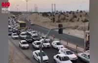 وضعیت ترافیکی مسیر مرز مهران