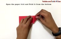 آموزش ویدیویی درست کردن کاردستی خانه کوچک با کاغذ رنگی