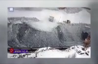 سقوط دلهره آور یک کامیون از ارتفاع ۲۴ متری