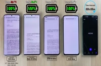 مقایسه سرعت تخلیه شارژ 4 تلفن همراه اولترا با یکدیگر