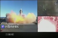 انفجار راکت ماهواره بر آمریکا