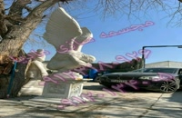 فروش کلی و جزئی مجسمه بزرگ فرشته بالدار فایبرگلاس برای دکوراسیون عمارت | دیزاین باغ ویلا