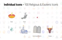 100 آیکون مذهبی